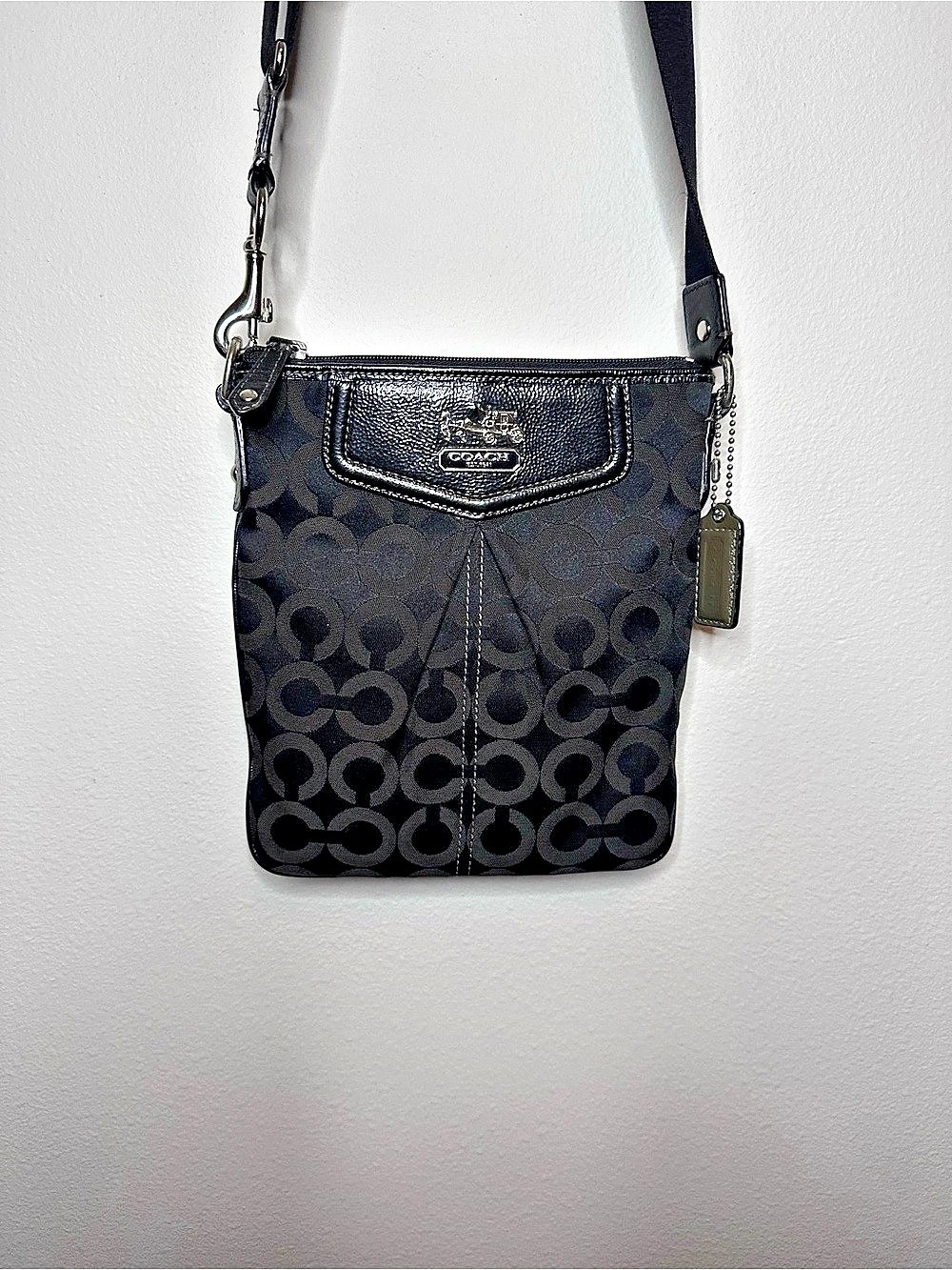 Coach Black & Gray Crossbody Bag